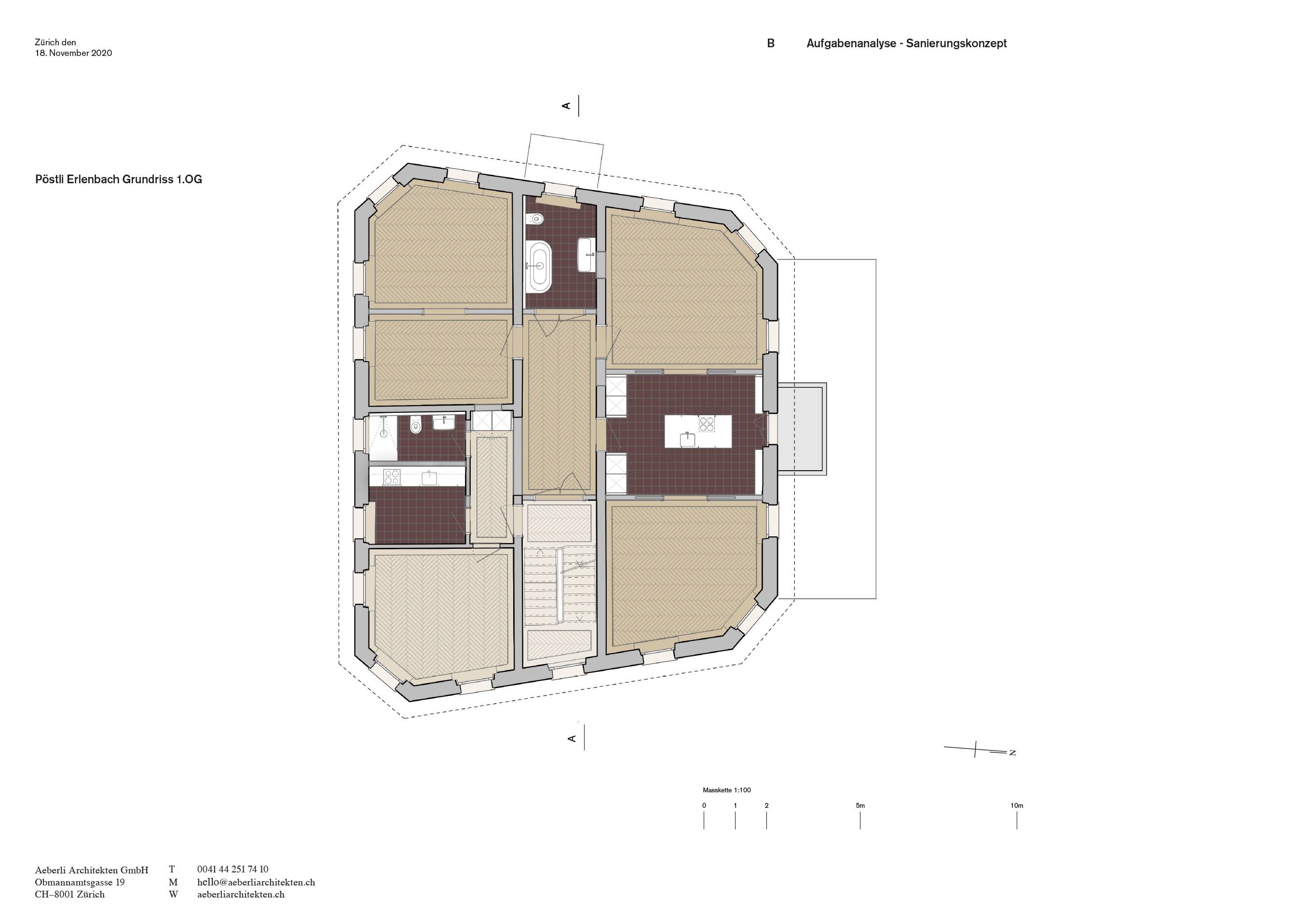 Altes Postgebäude, Erlenbach ZH