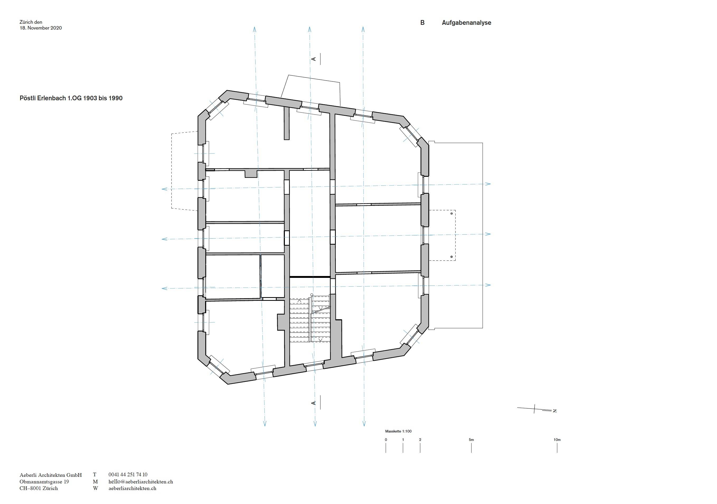 Altes Postgebäude, Erlenbach ZH
