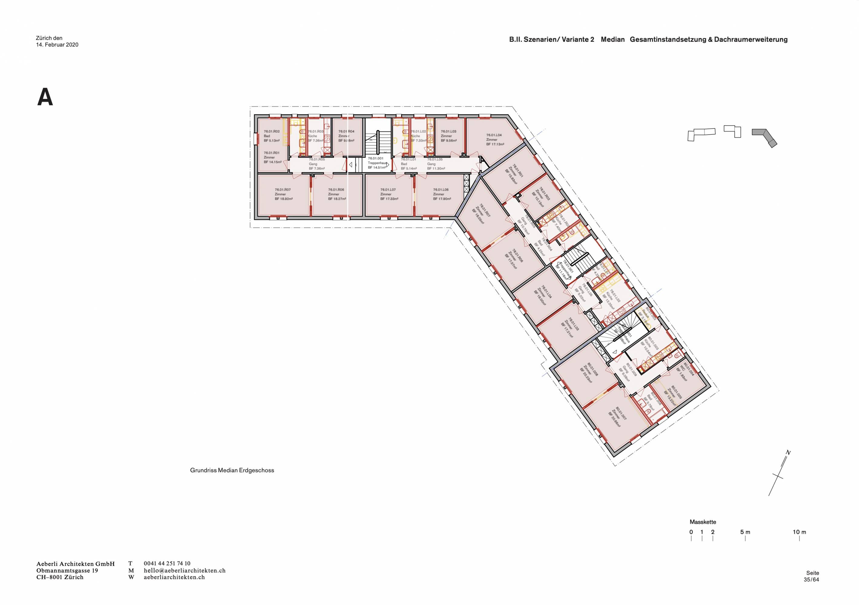 Angestelltenhäuser Burghölzli, Zürich ZH