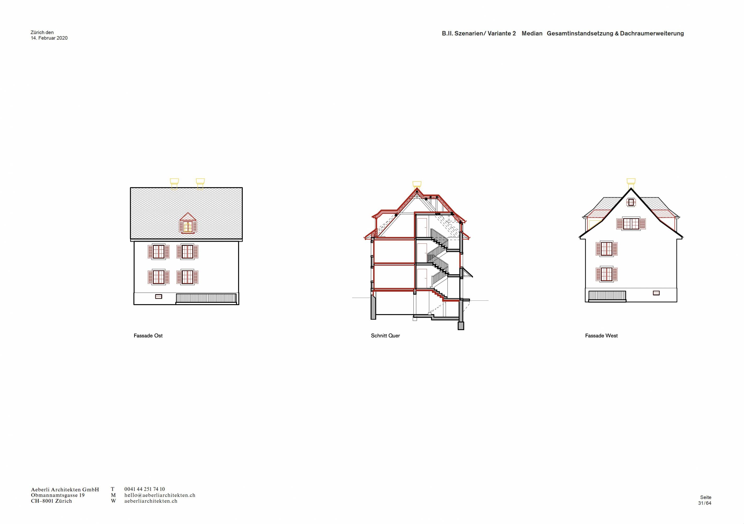 Angestelltenhäuser Burghölzli, Zürich ZH