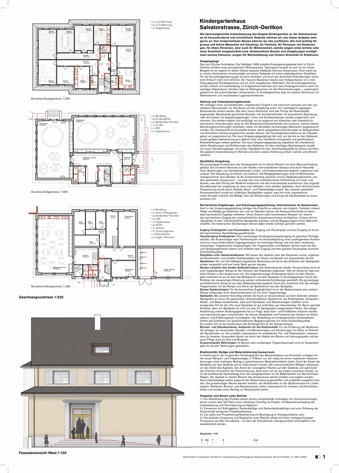 Kindergarten Salvatorstrasse, Zürich Oerlikon ZH