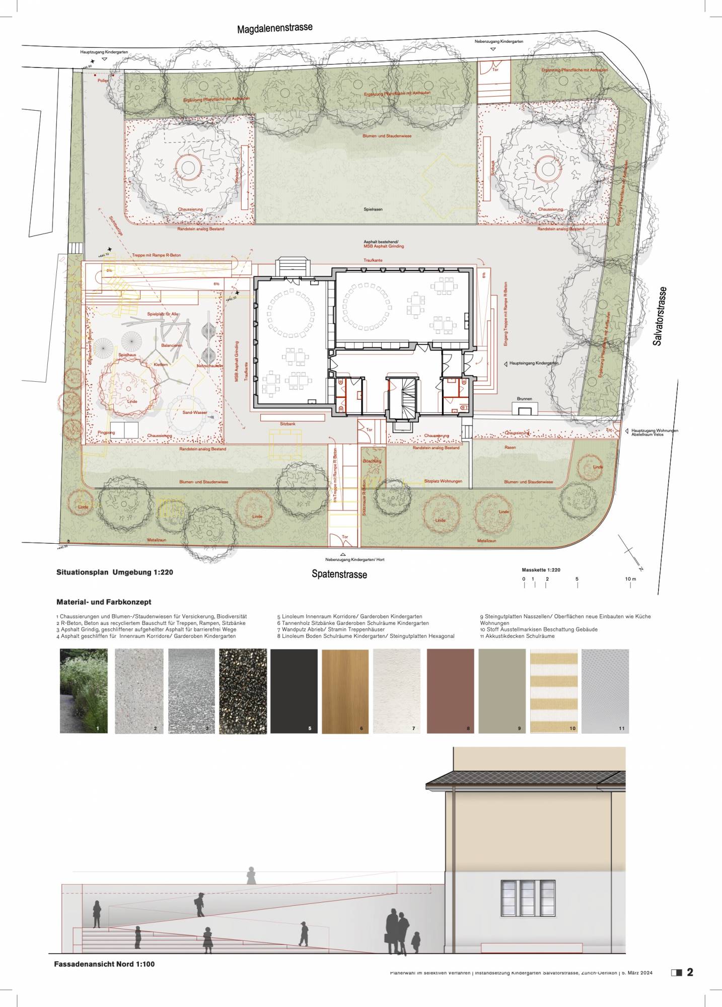 Kindergarten Salvatorstrasse, Zürich Oerlikon ZH