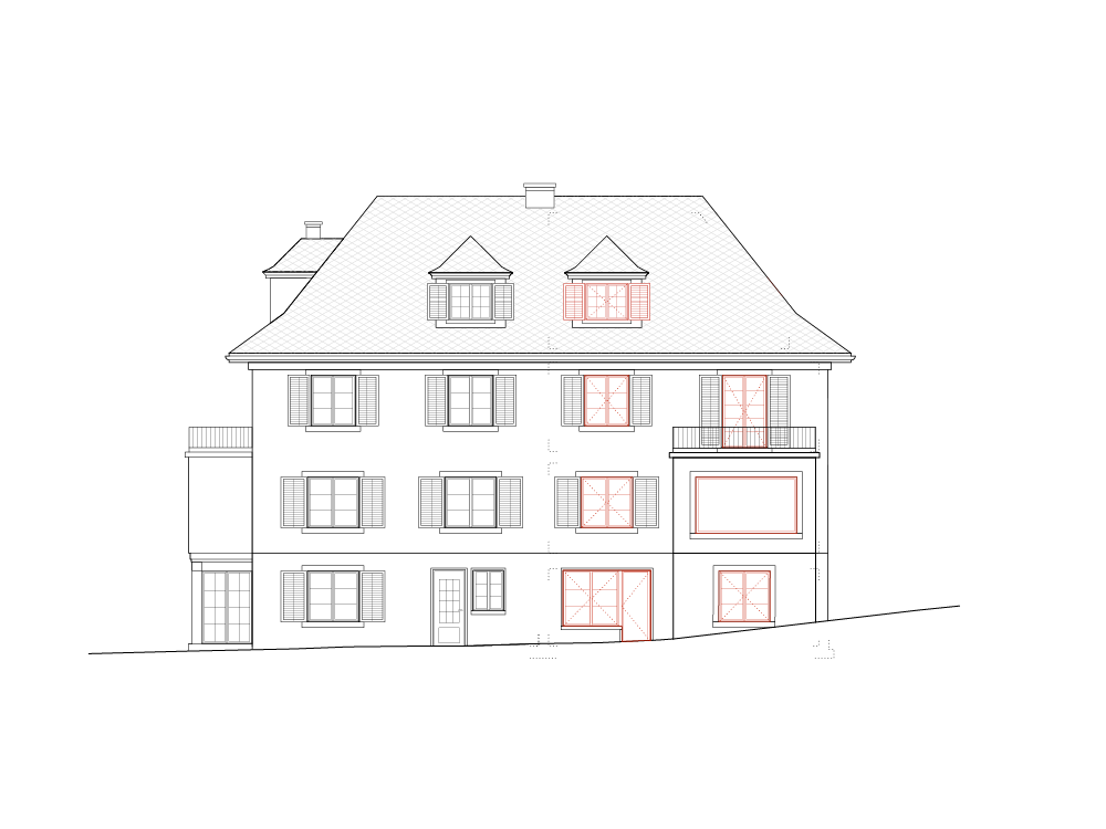 Wohnhaus Klusdörfli, Zürich ZH