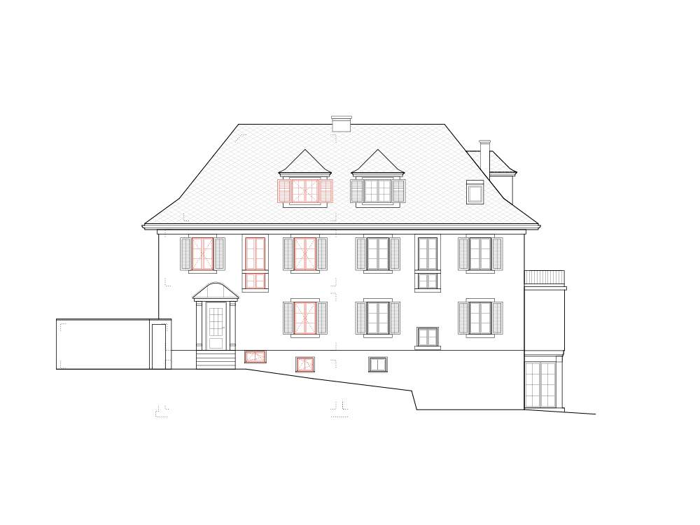 Wohnhaus Klusdörfli, Zürich ZH